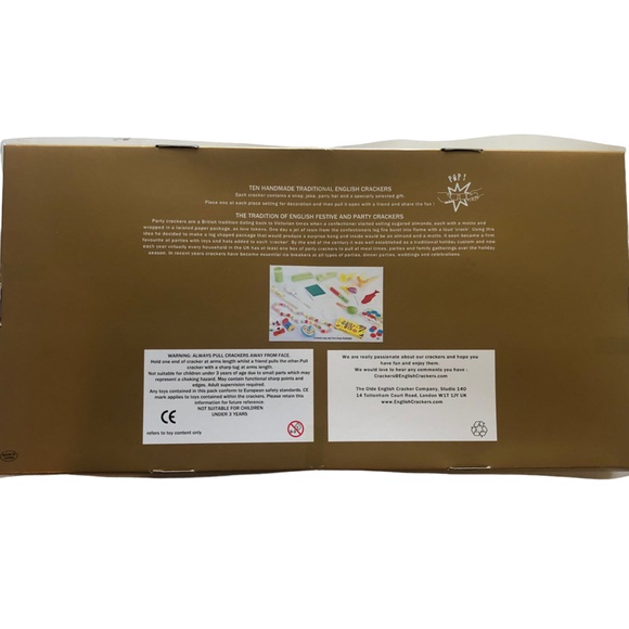 SPODE Christmas Tree Crackers Set of 8 Holiday English - Picture 2 of 9